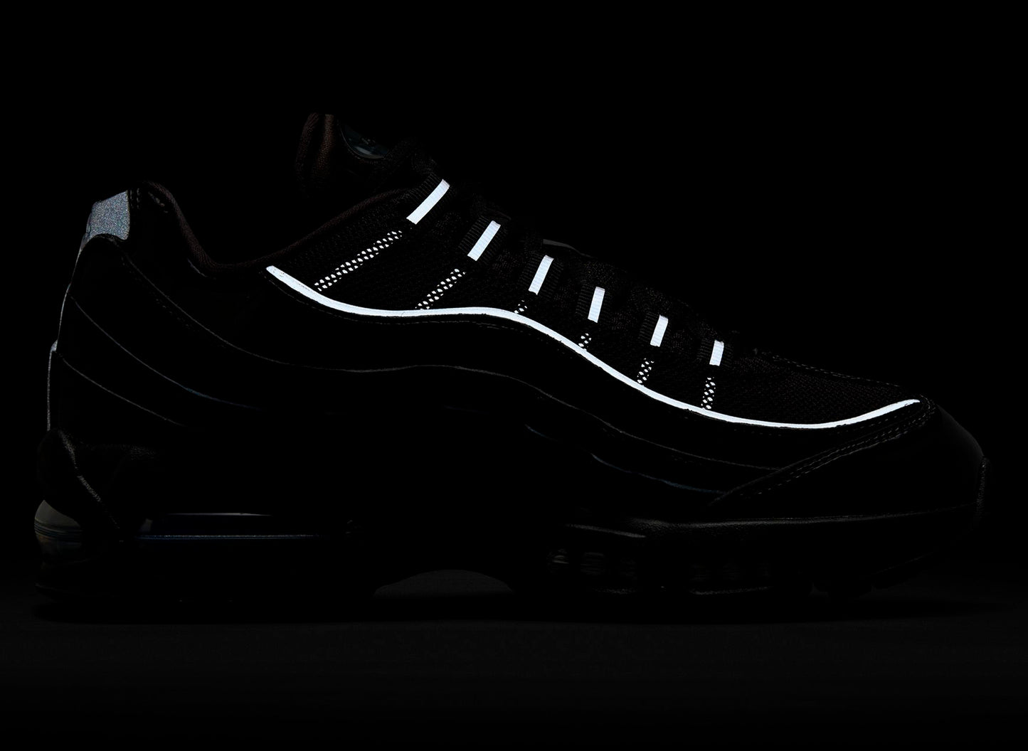 Nike Air Max 95 Big Bubble Reflective para mujer en negro
