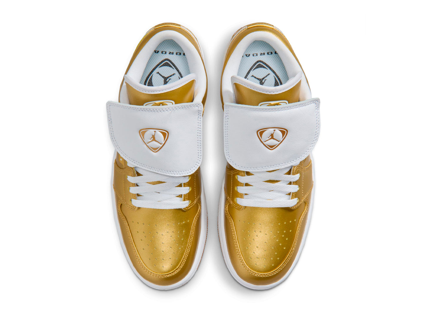 Damen Air Jordan 1 Low in Gold