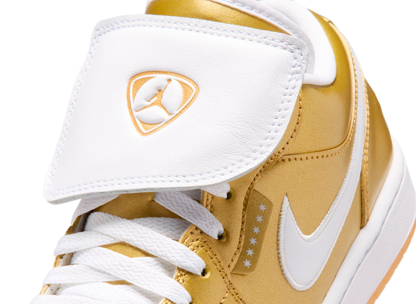 Damen Air Jordan 1 Low in Gold
