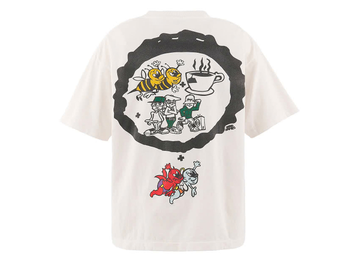 Camiseta blanca Saint Michael Beastie Boys SS