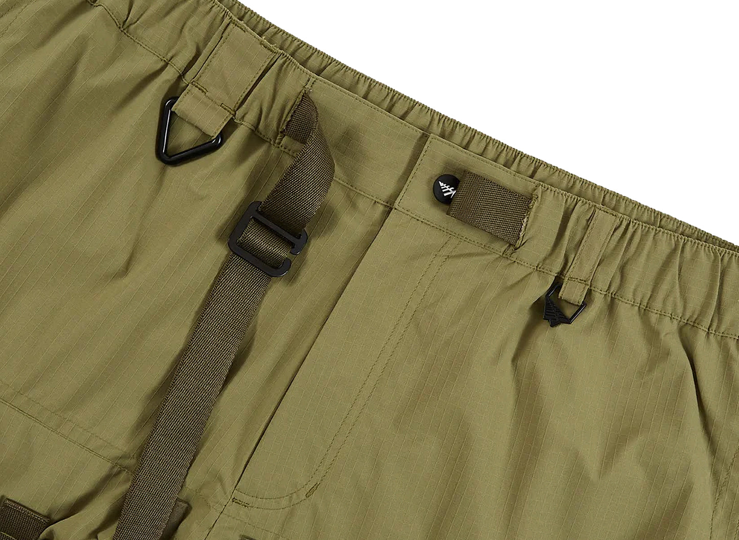 Paper Planes Alice Pack Ripstop Cargo Short in Green Moss