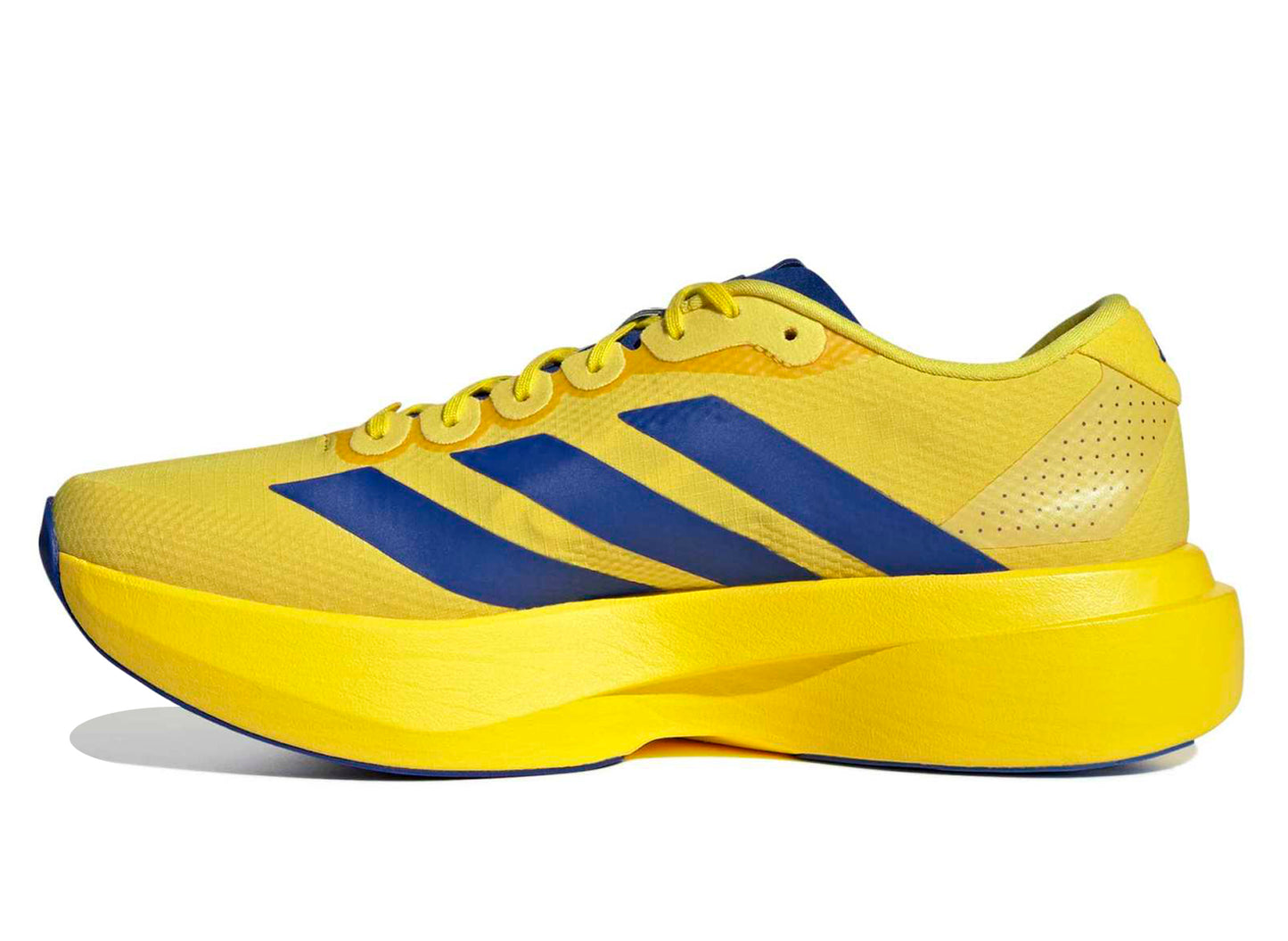 Adidas Adizero EVO SL Woven in Yellow / Team Royal Blue — view 3