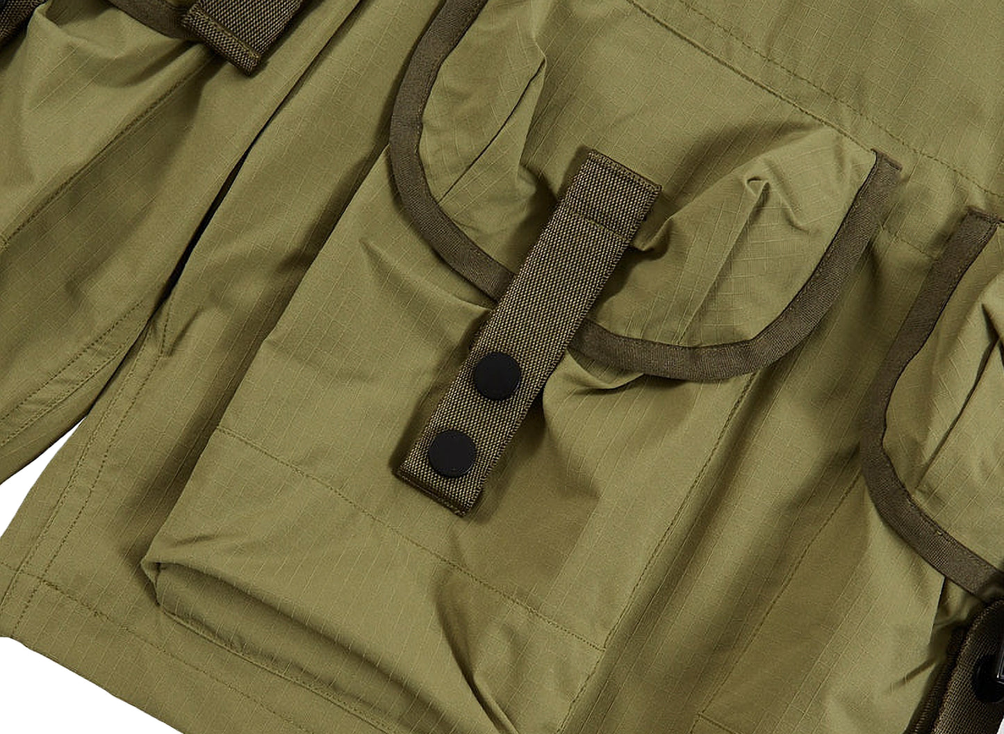 Paper Planes Alice Pack Ripstop Cargo Short in Green Moss