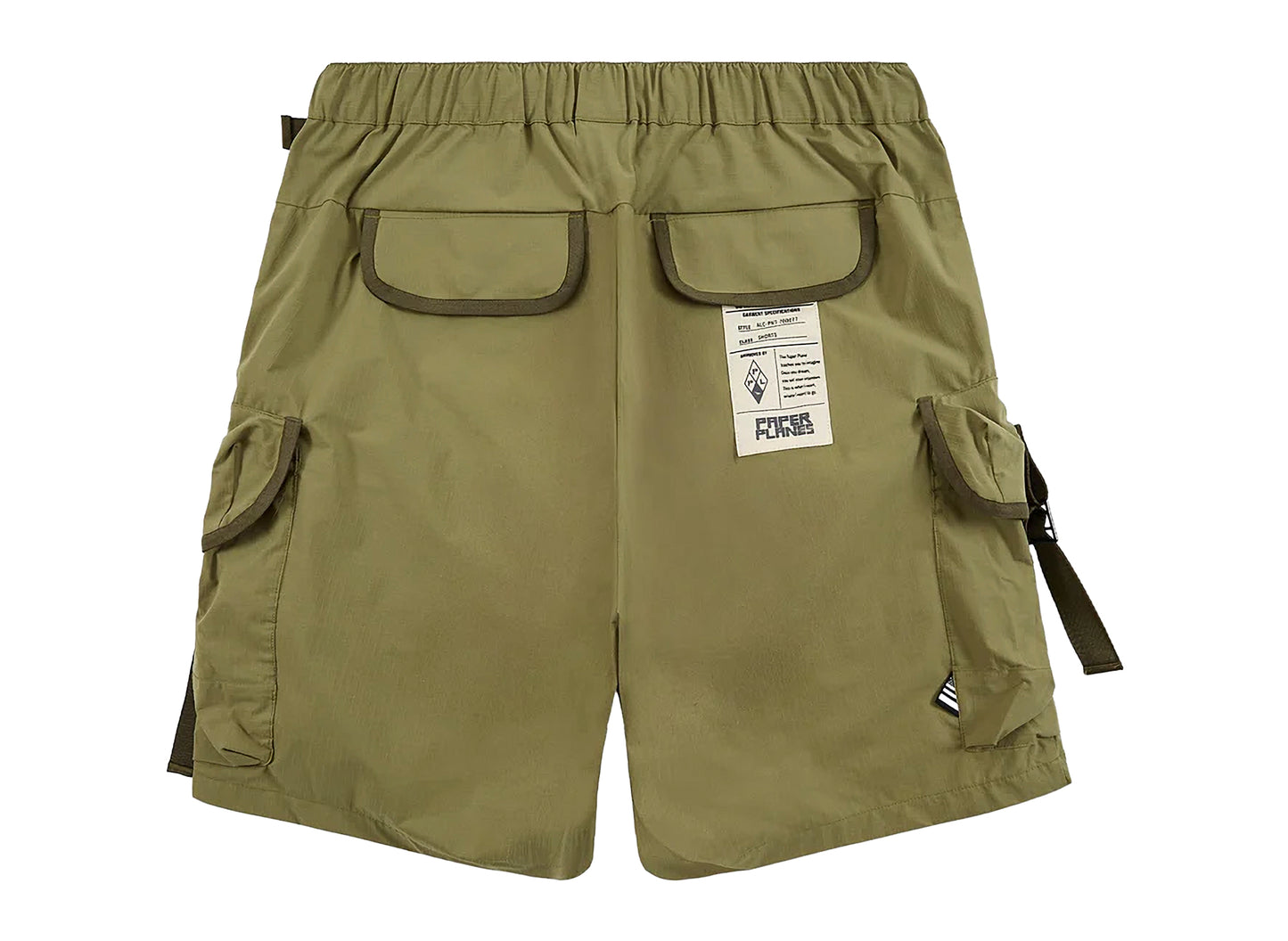 Paper Planes Alice Pack Ripstop Cargo Short in Green Moss