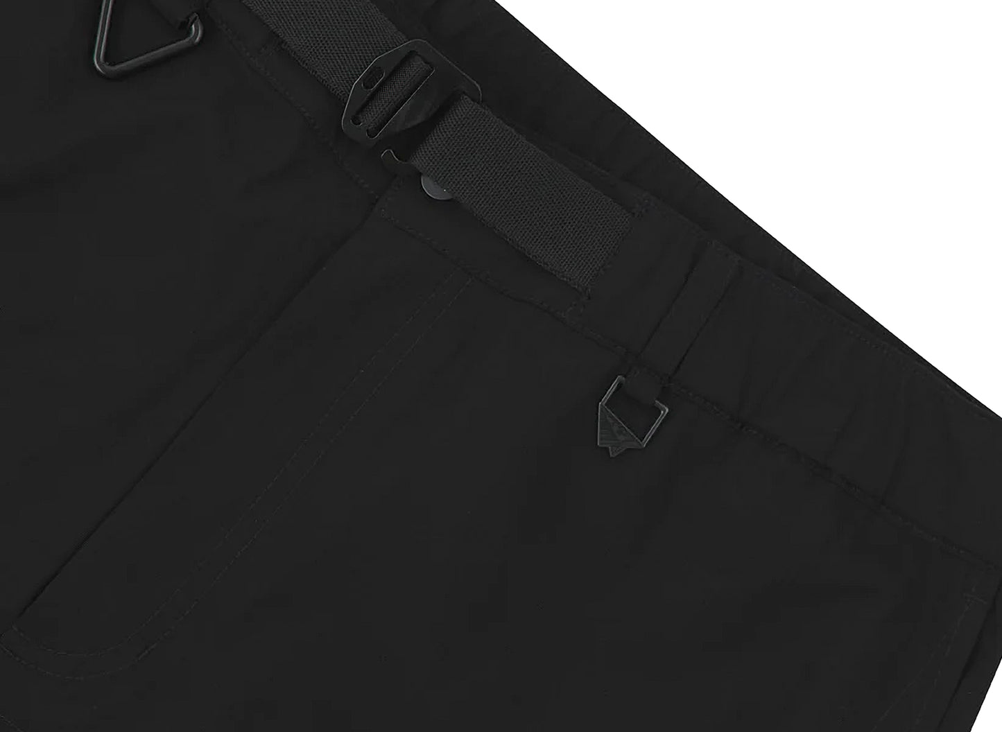 Paper Planes Alice Pack Ripstop Cargo Short in Black