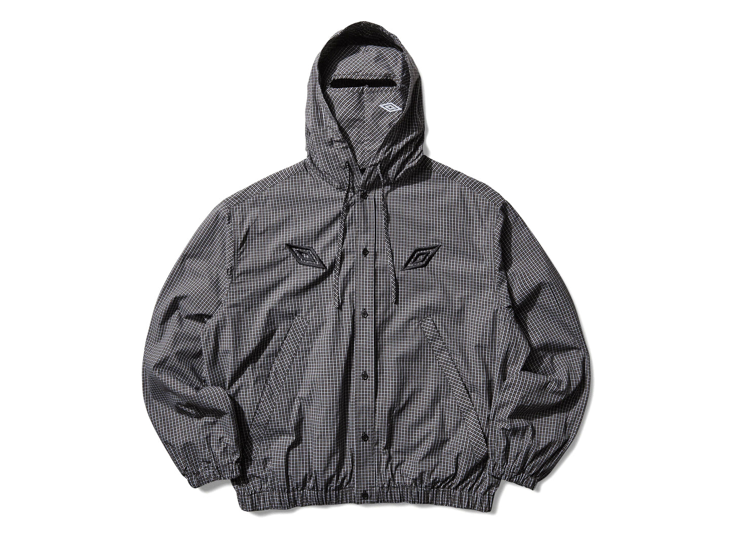 Umbro Gingham Masked Shirt in Kaffeebraun