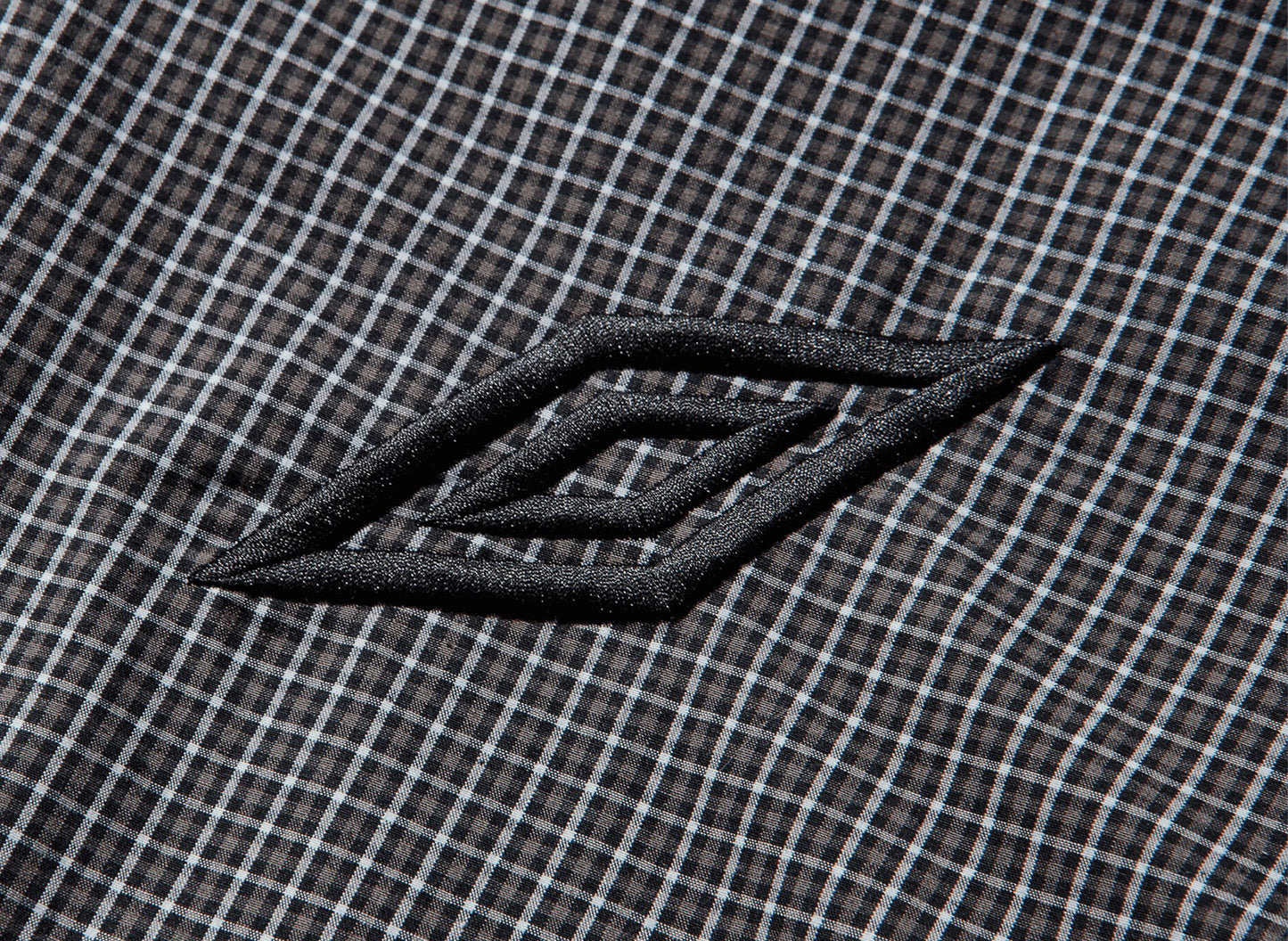 Umbro Gingham Masked Shirt in Kaffeebraun
