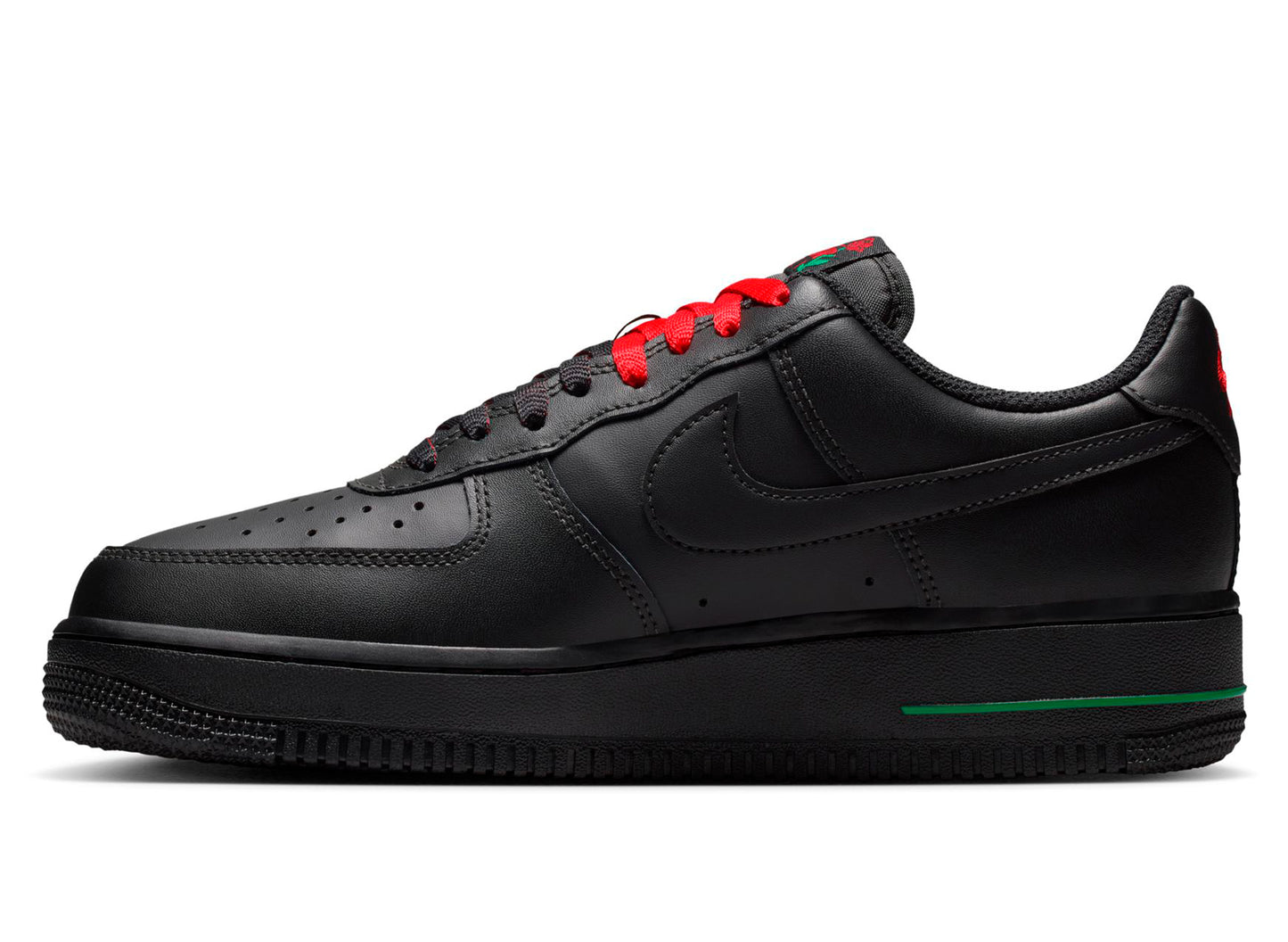Nike Air Force 1 '07 SE para mujer en Negro / Rojo deportivo
