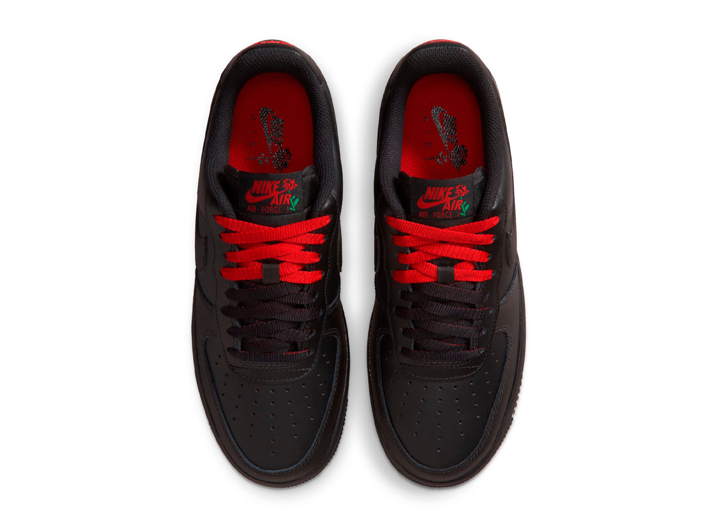 Nike Air Force 1 '07 SE para mujer en Negro / Rojo deportivo