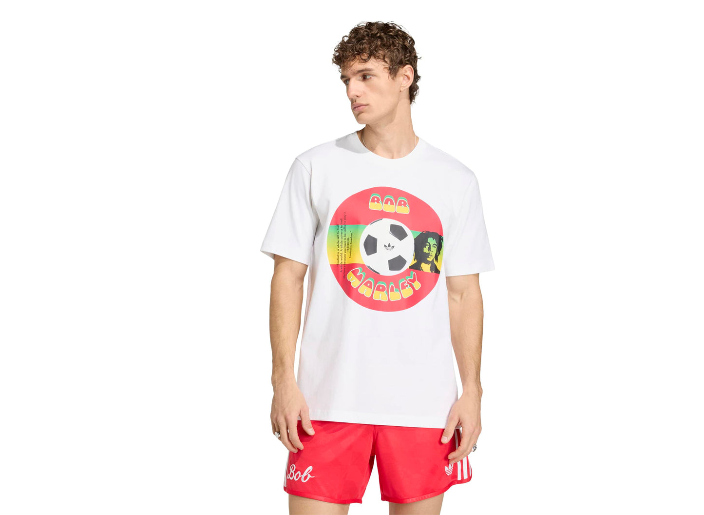 Adidas Bob Marley OG Tee in White