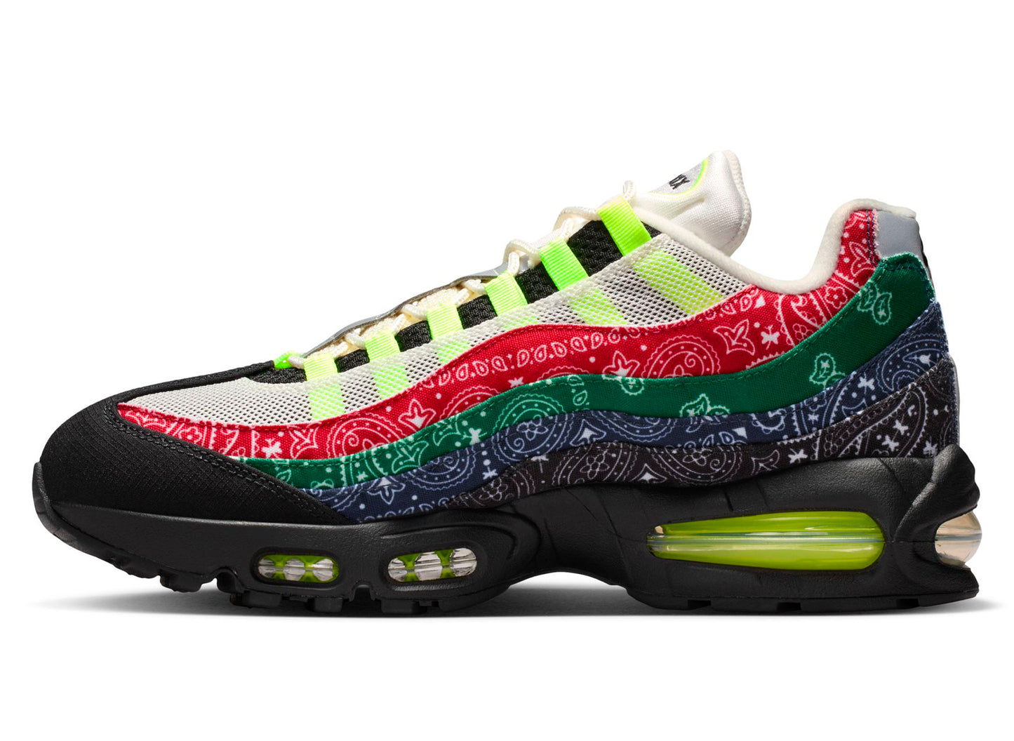 Nike Air Max 95 Big Bubble SP in Sail / Volt