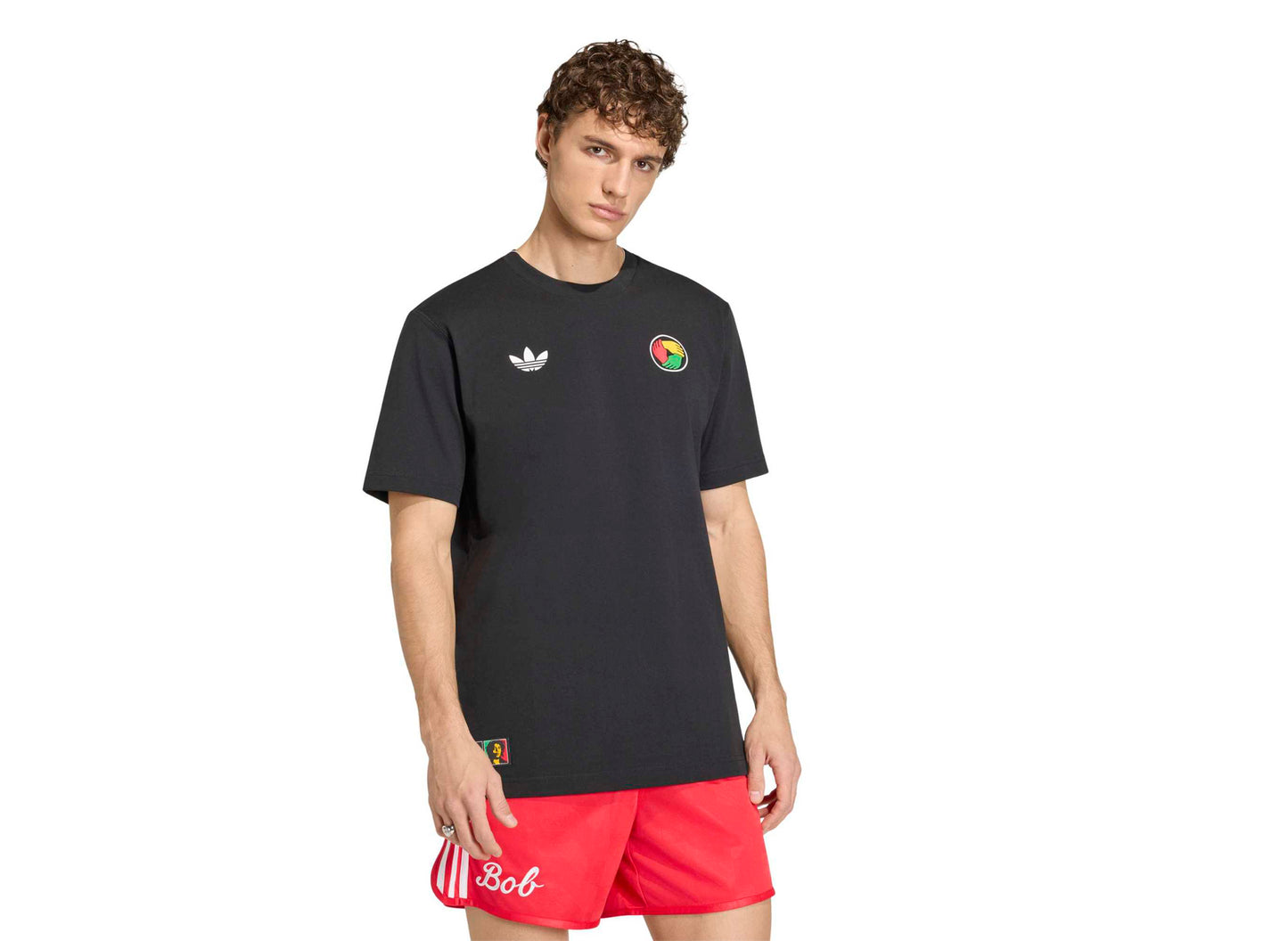 Adidas x Bob Marley OG T-Shirt in Schwarz