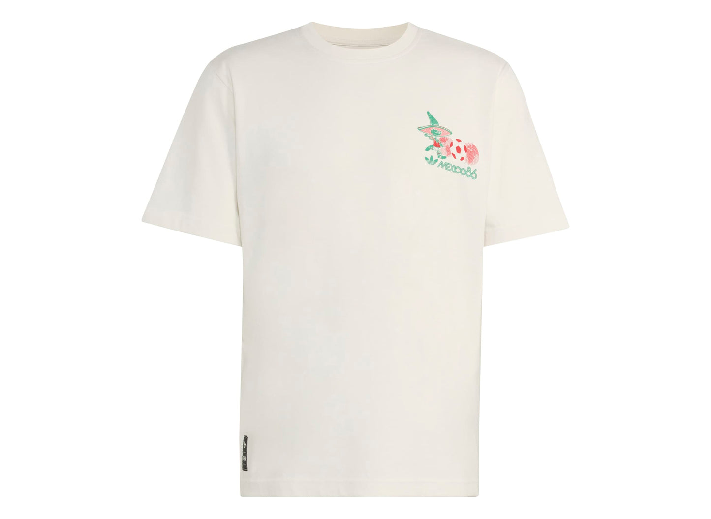 Camiseta Adidas Piqué Mascota Copa Mundial FIFA 26 en Blanco Nube