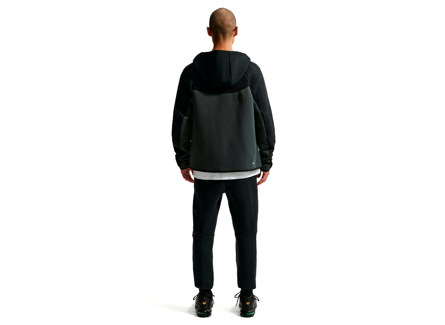 Nike Tech Fleece Full-Zip Windrunner Jacket in Black