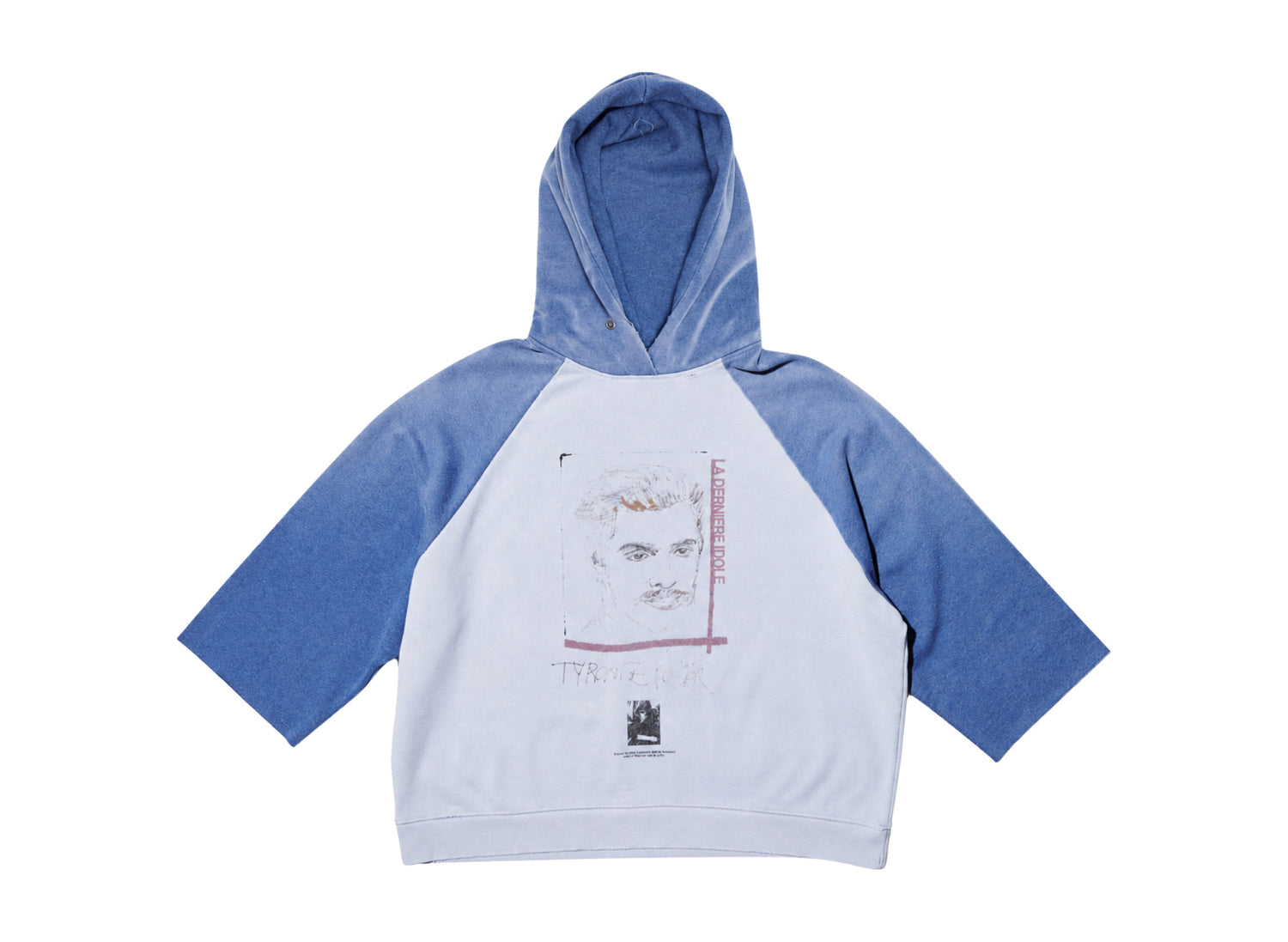 Paly Hollywood tyrones cut off hooded sweatshirt multi — front