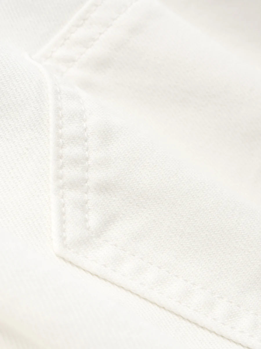 Fear of God Essentials Relaxed 5 Pocket Jeans in Cloud Dancer