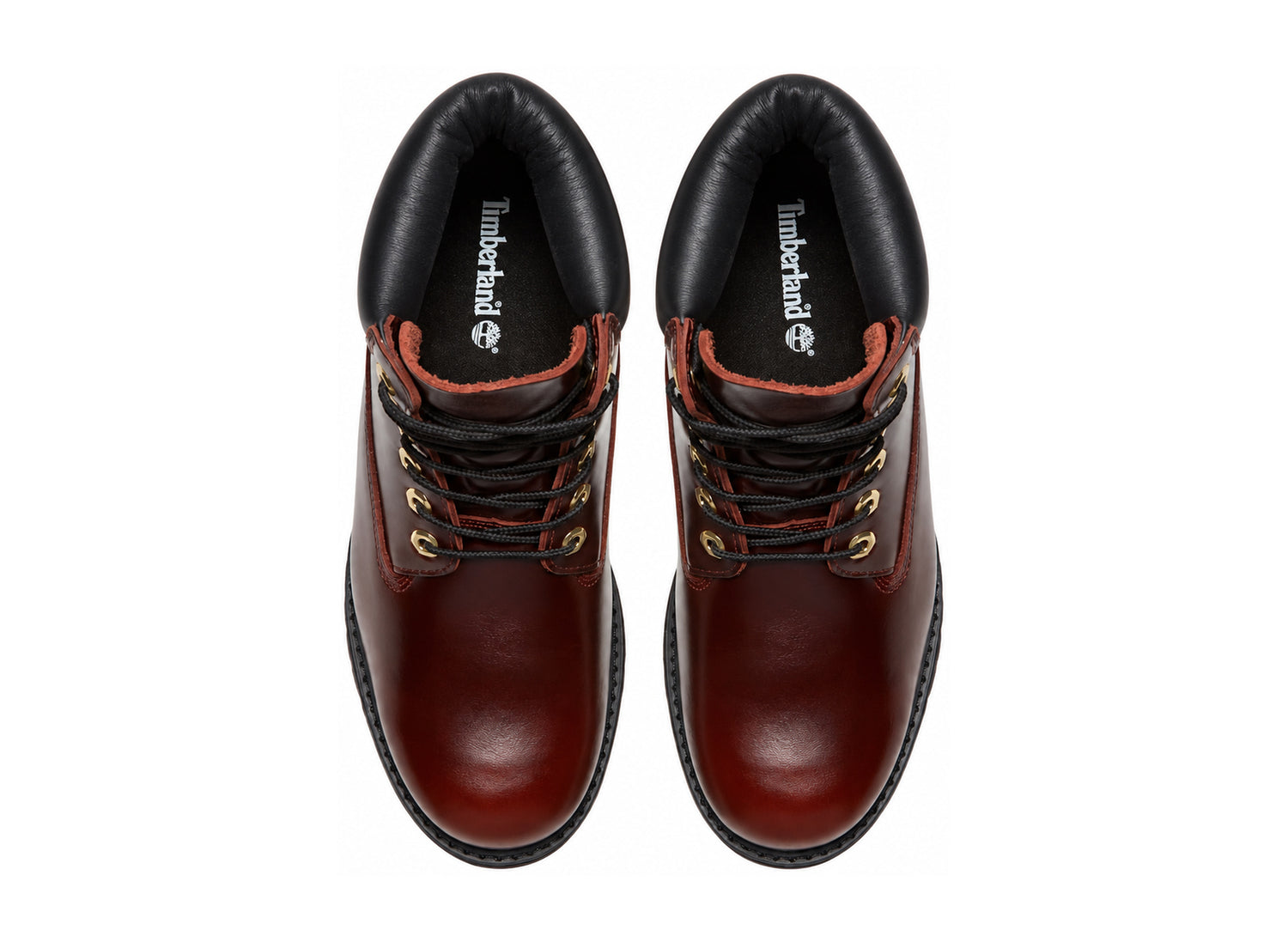 Timberland TB0A29U2EIW1 burgundy boot — top view