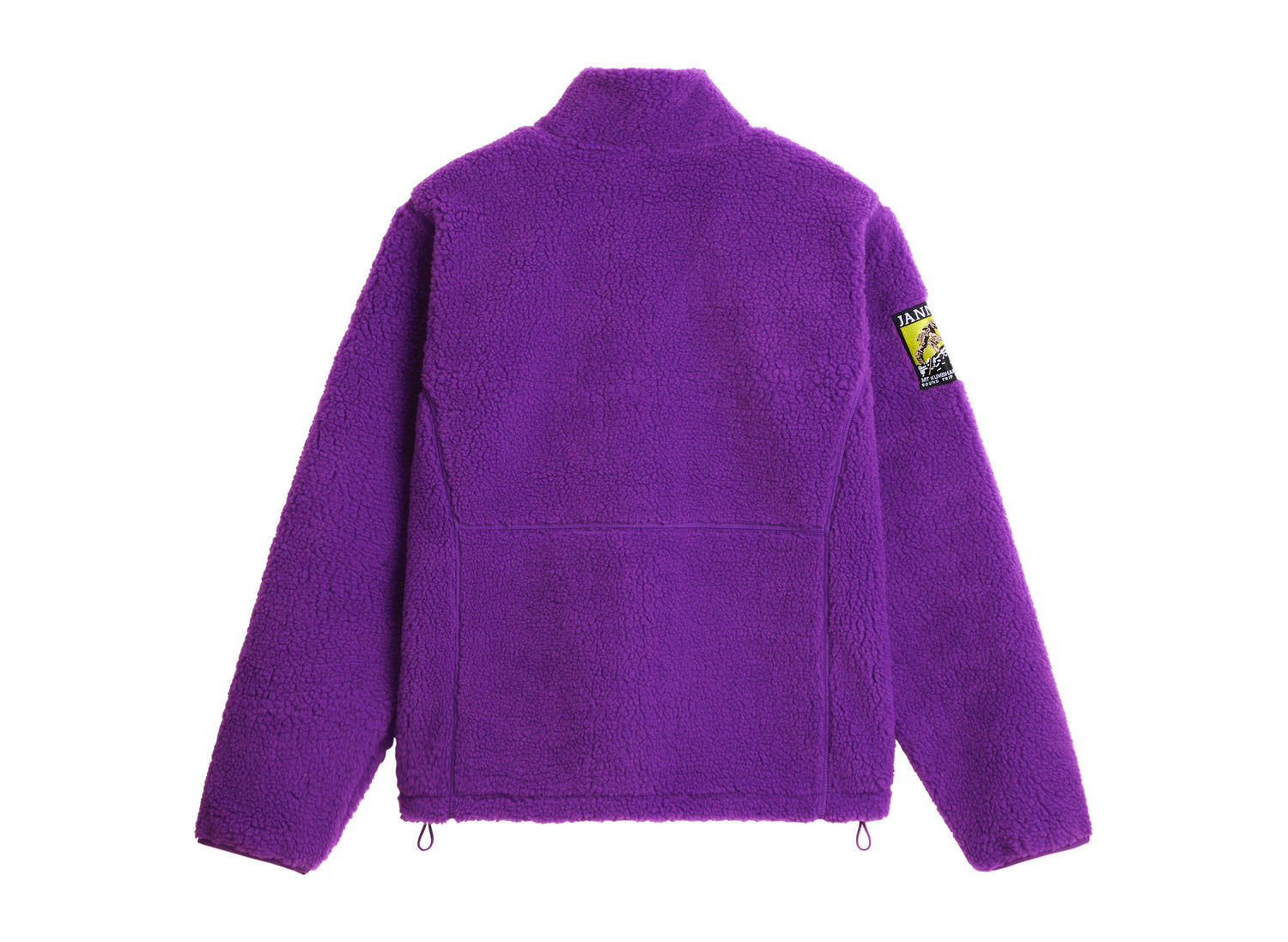 The North Face Extreme Pile 2 Full-Zip Jacket in Peak Purple, back view