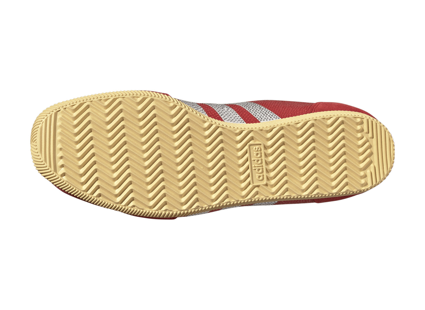 Women's Adidas Japan Rhinestone in Vivid Red / Cloud White / Orange Tint — outsole