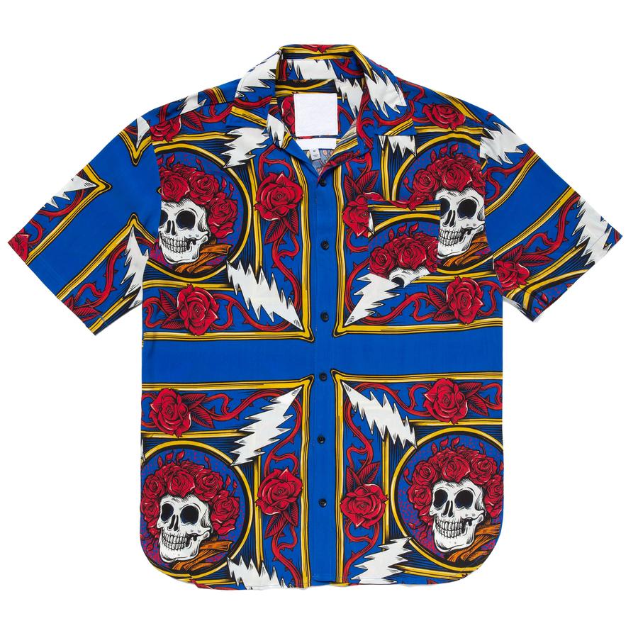 Camisa con botones de manga corta Chinatown Market Border Bandana