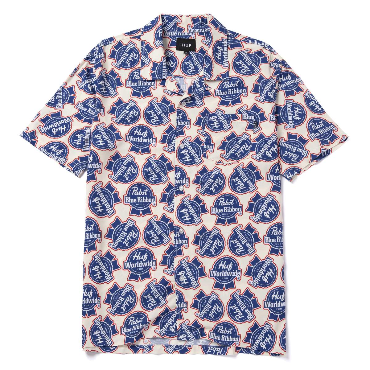 HUF x PBR Rayon Kurzarmhemd