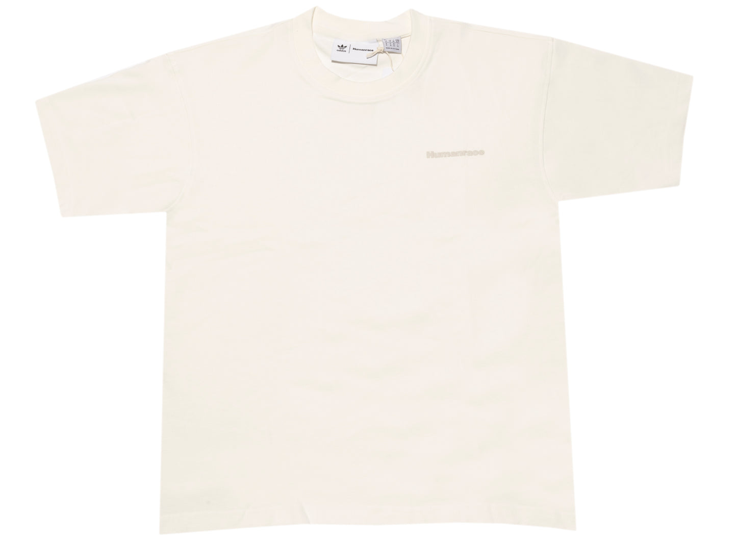 Adidas Pharrell Williams Basics T-Shirt in Off-White