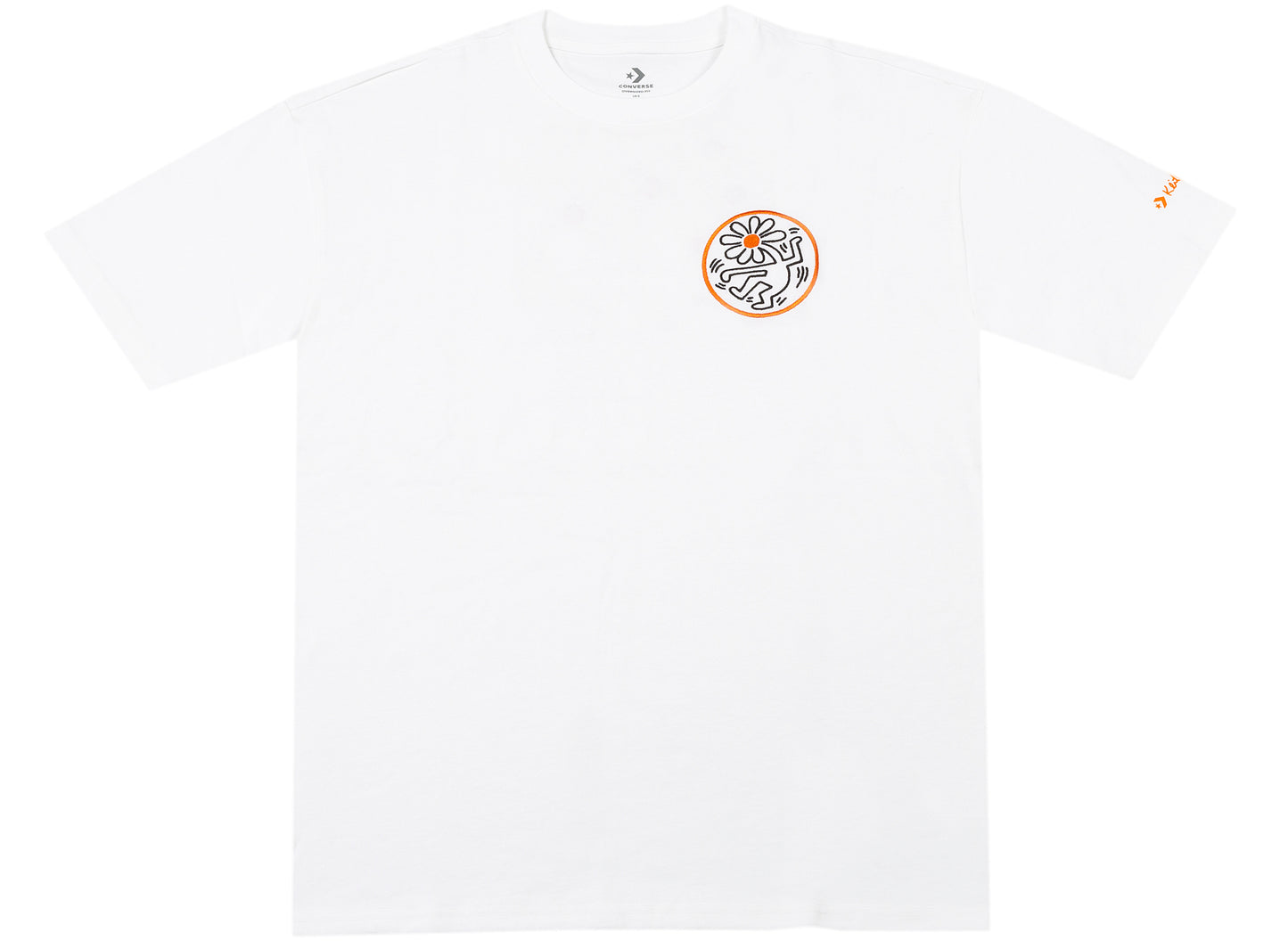 Camiseta Converse x Keith Haring con gráficos elevados