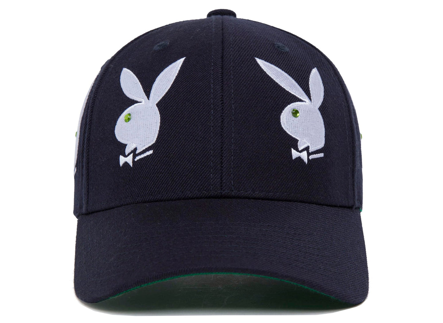 HUF Playboy Rhinestone 6 Panel Cap in Navy