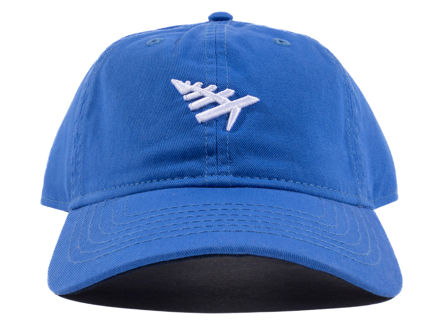 Gorra estilo dad con efecto sobredye Paper Planes en azul
