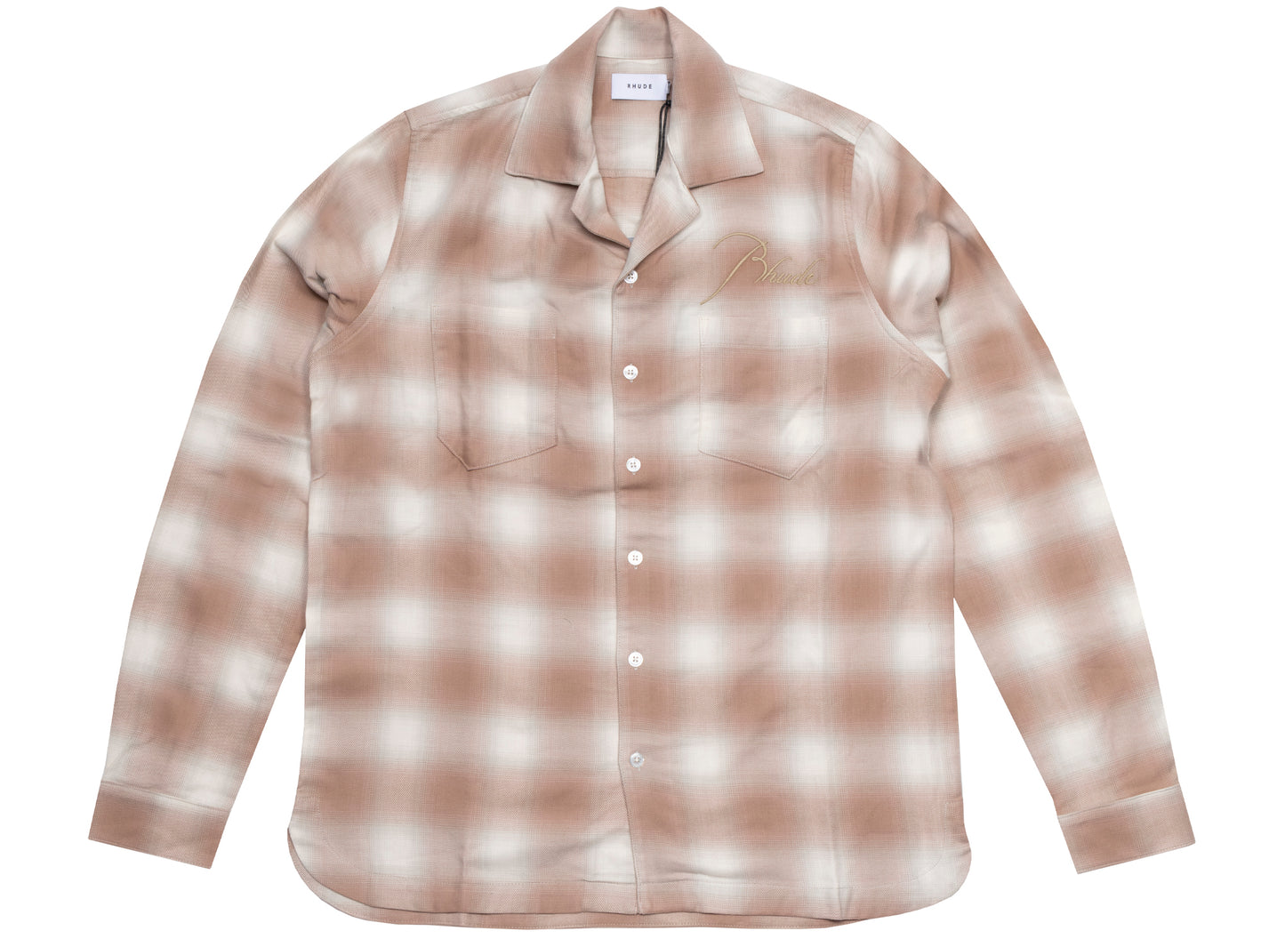 Rhude Sand Plaid Flanell
