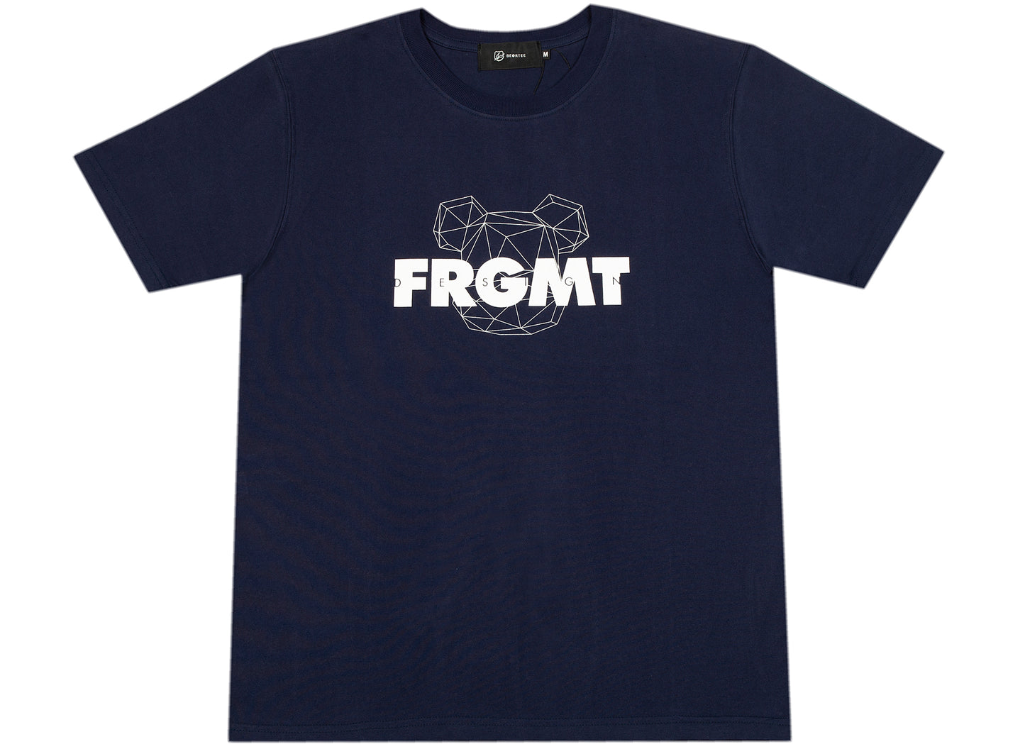Medicom Toy Be@rtree x fragmentdesign 2020 Spray Logo Tee in Navy