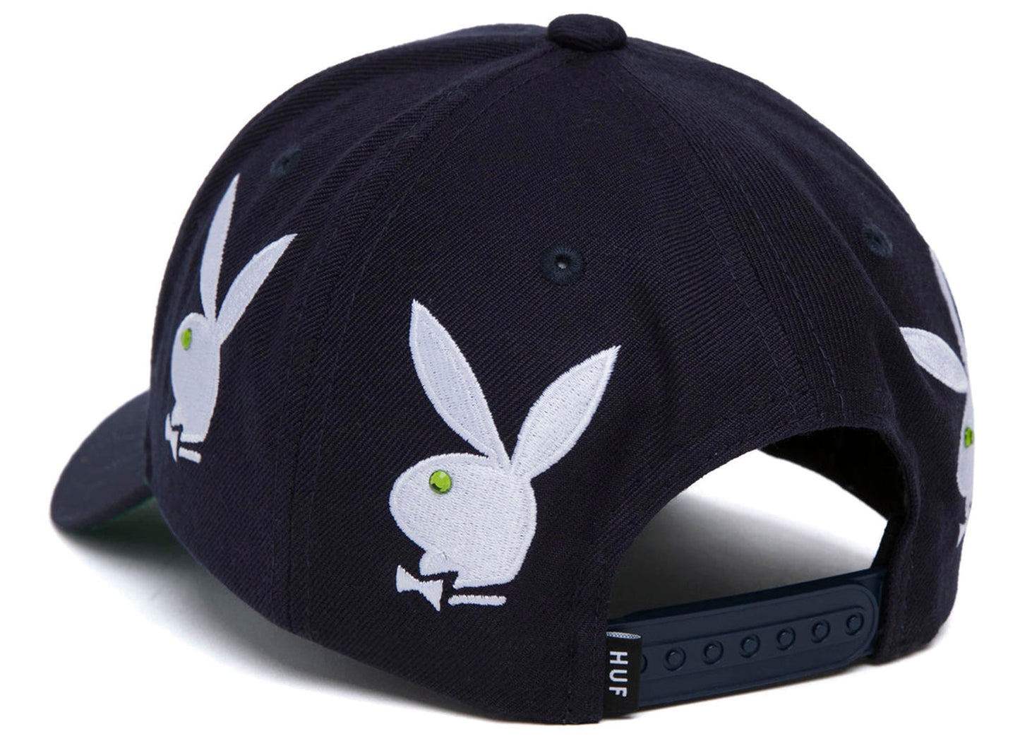 HUF Playboy Rhinestone 6 Panel Cap in Navy