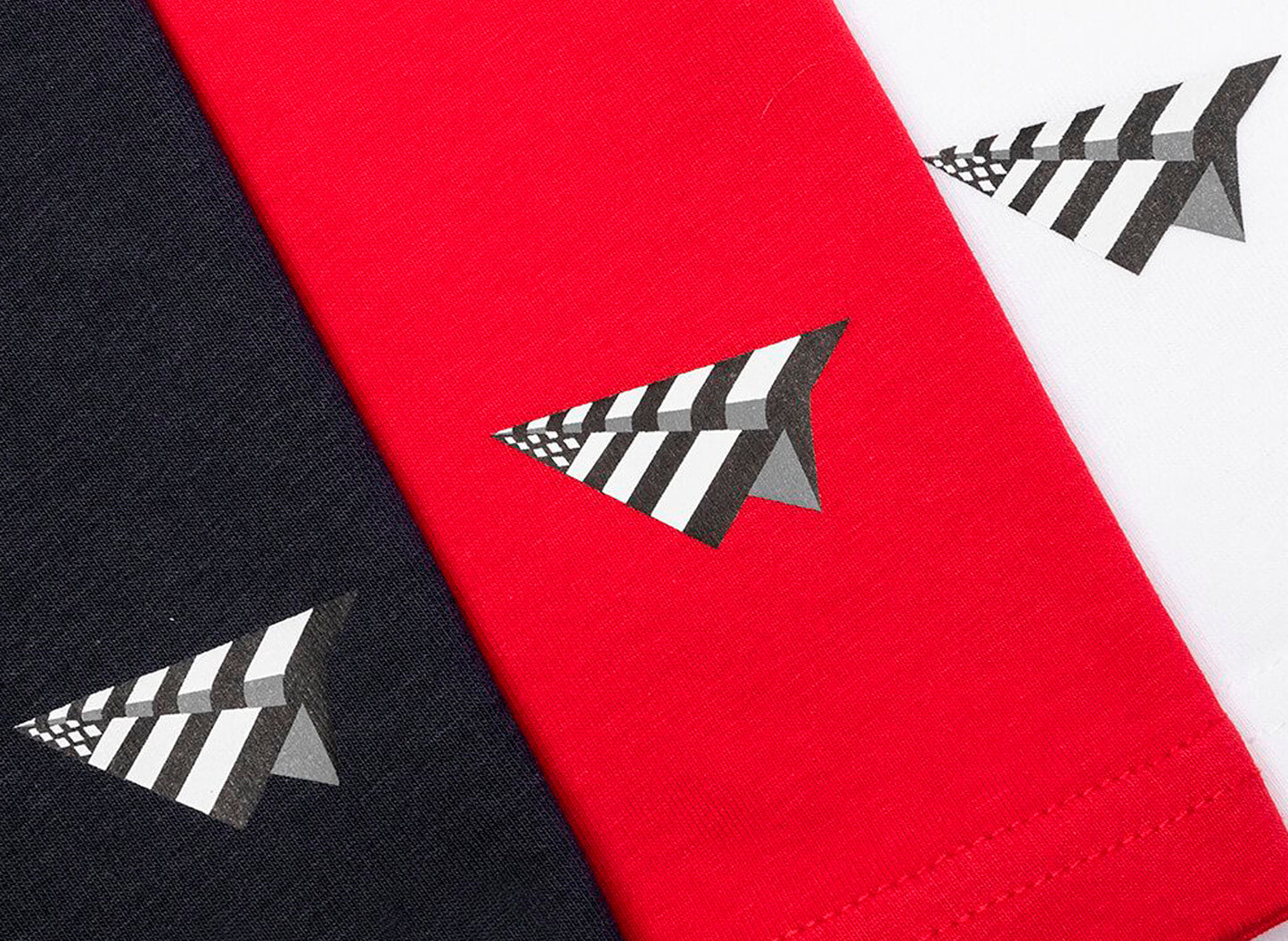 Camisetas Paper Planes Essentials multicolores, paquete de 3