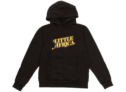 Sudadera con capucha y logo de Little Africa Trademark en negro