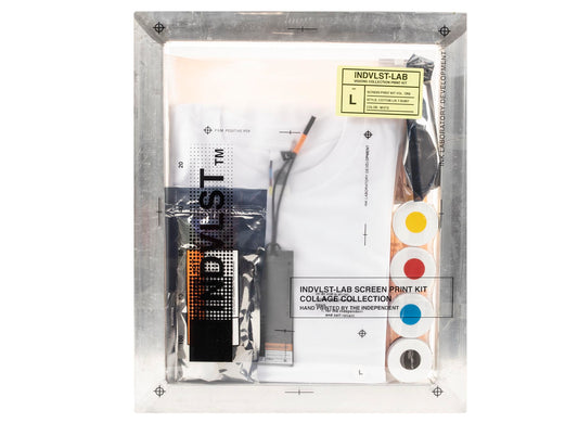INDVLST Visions Print Kit Langarmshirt 'White'