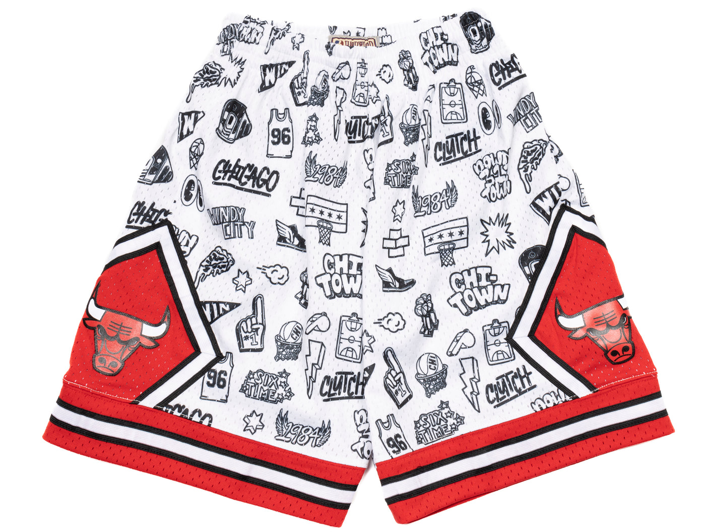 Mitchell & Ness NBA 1997 Bulls Doodle Pantalones Cortos Swingman