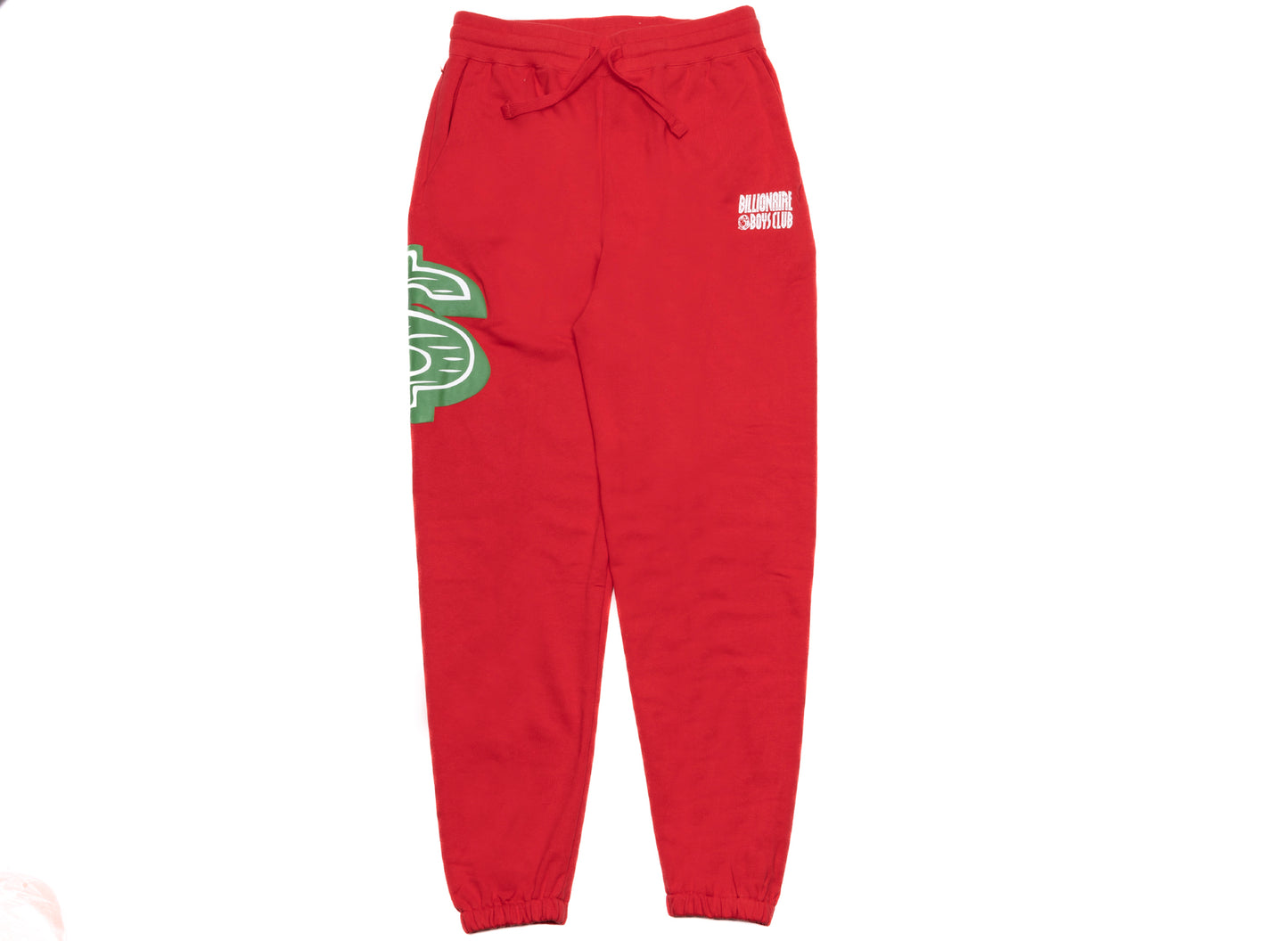 BBC Straight Font Sweatpants in Rot