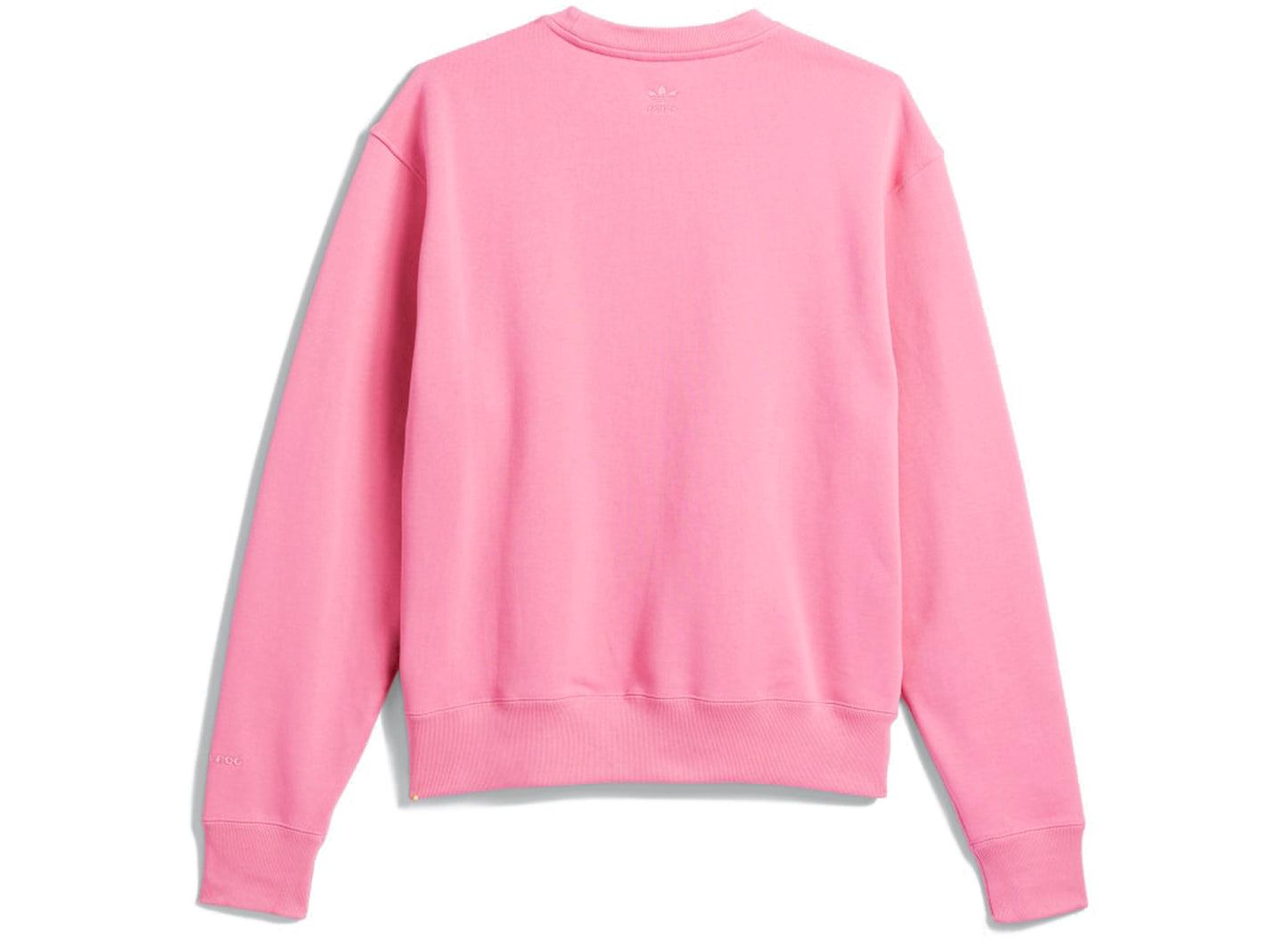 Sudadera cuello redondo Adidas Pharrell Williams Basics en tono rosa