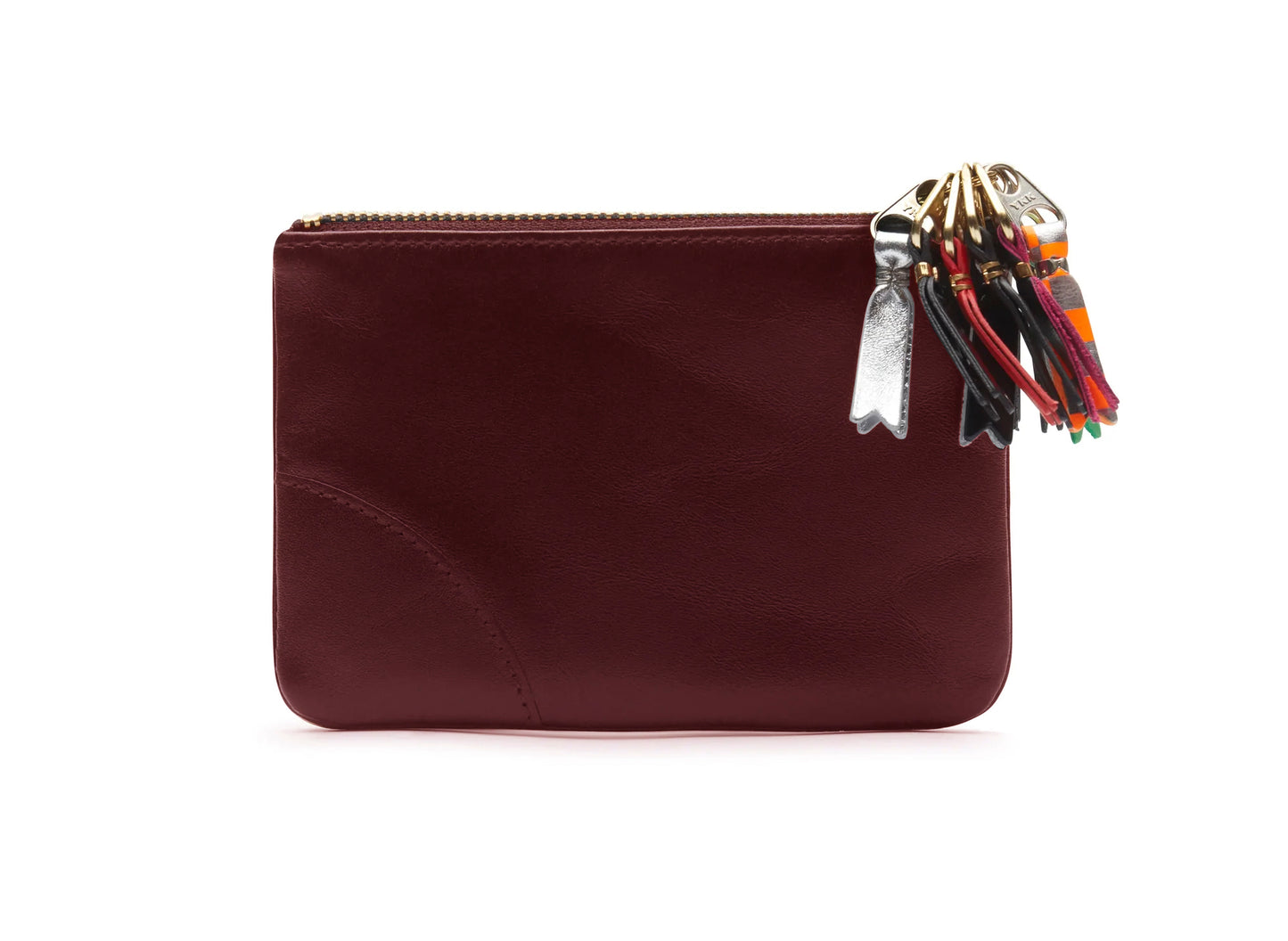 Comme des Garçon SA8100 Zipper Pull Wallet in Red