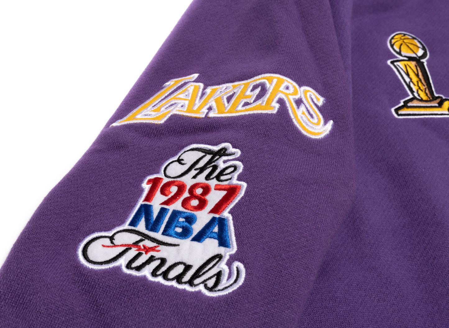 Sudadera con capucha Mitchell & Ness NBA Lakers Champ City