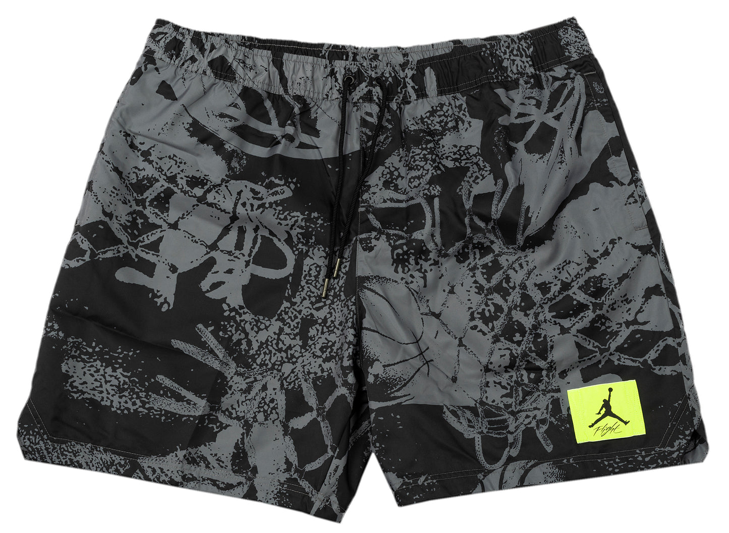 Pantalones cortos de piscina con estampado Jordan Flight para hombre en negro