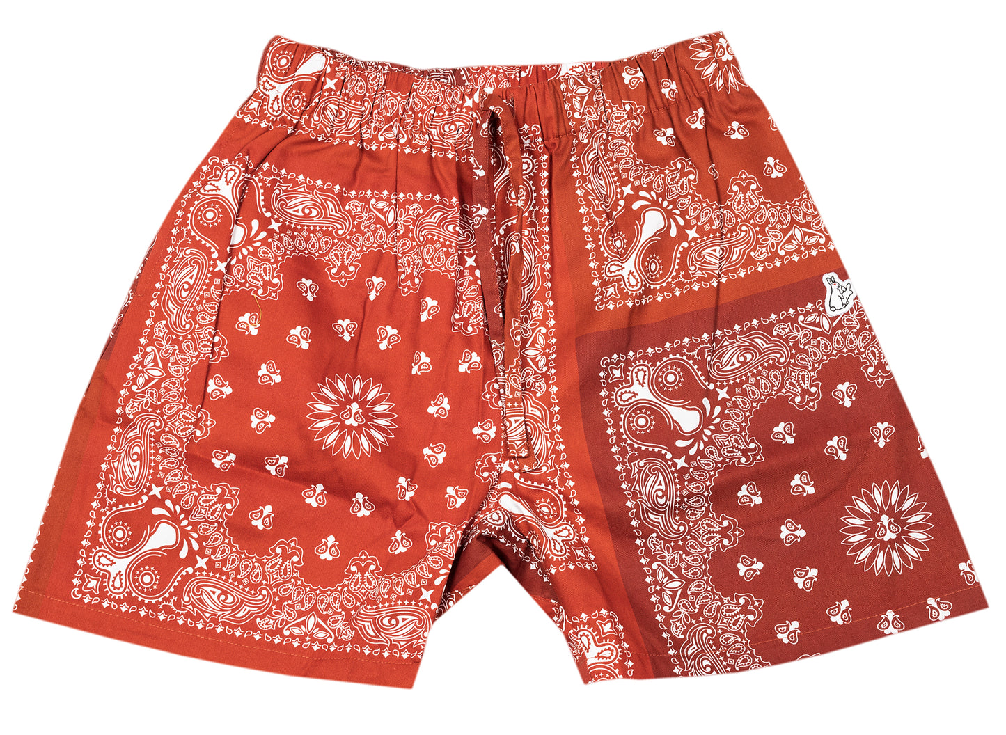 Fucking Rabbits Paisley Shorts in Rot