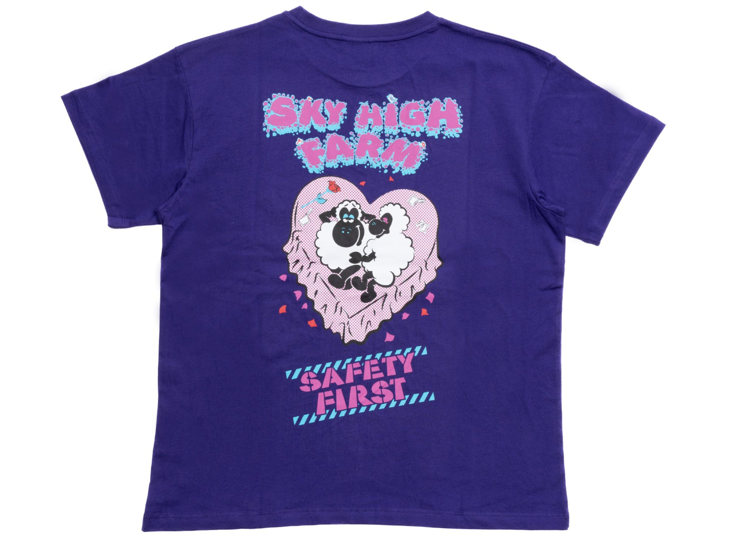 Sky High Farm Flatbush Printed Tee in Purple