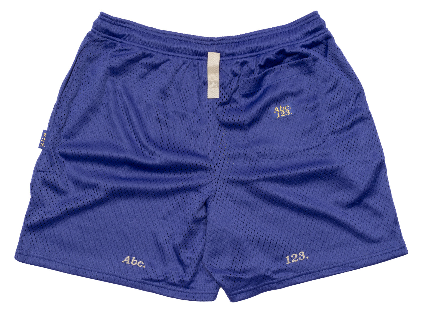 Advisory Board Crystals Abc. 123. Mesh Shorts in Saphir
