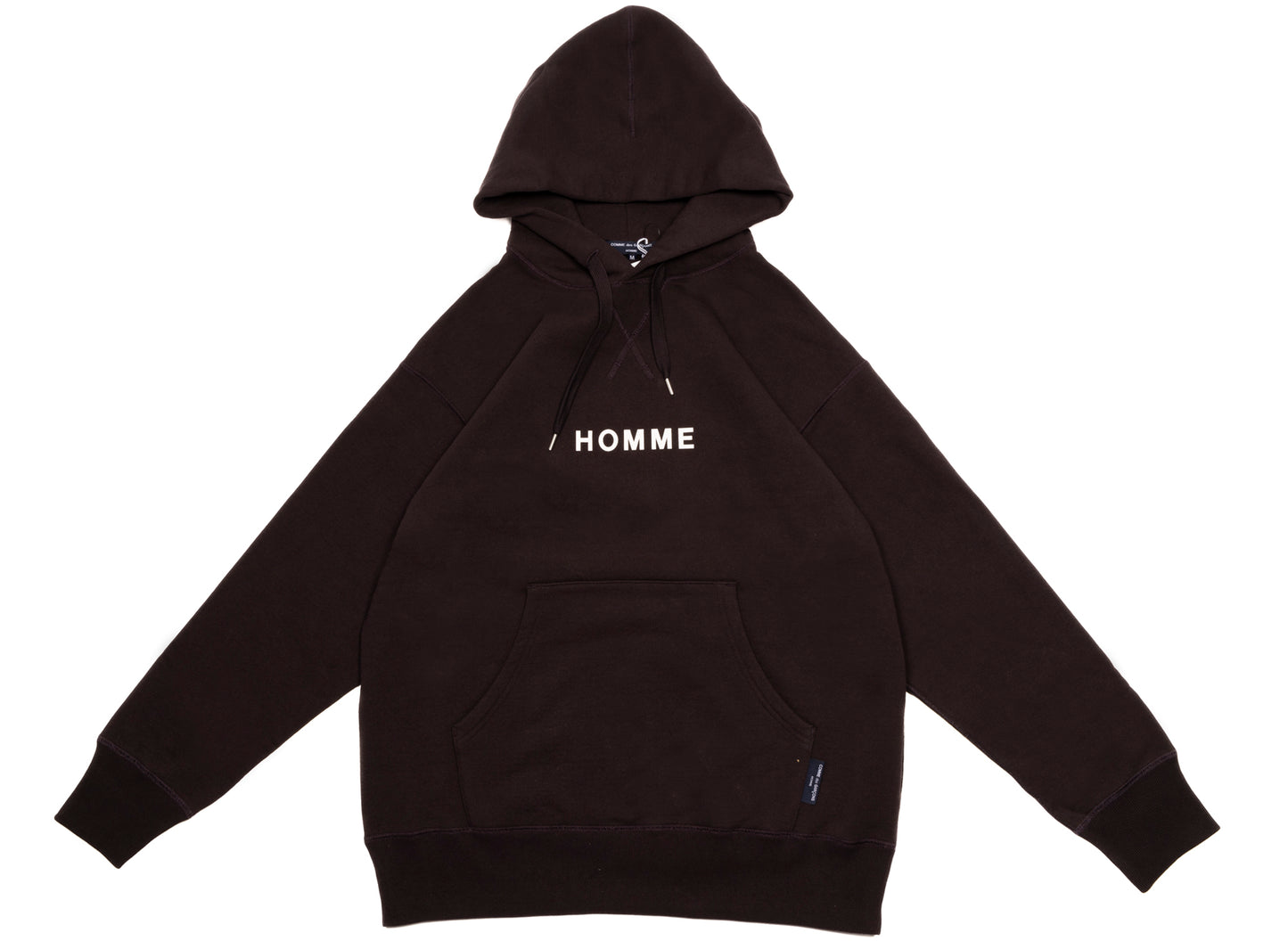 Sudadera con capucha Comme des Garçons Homme con logo en negro
