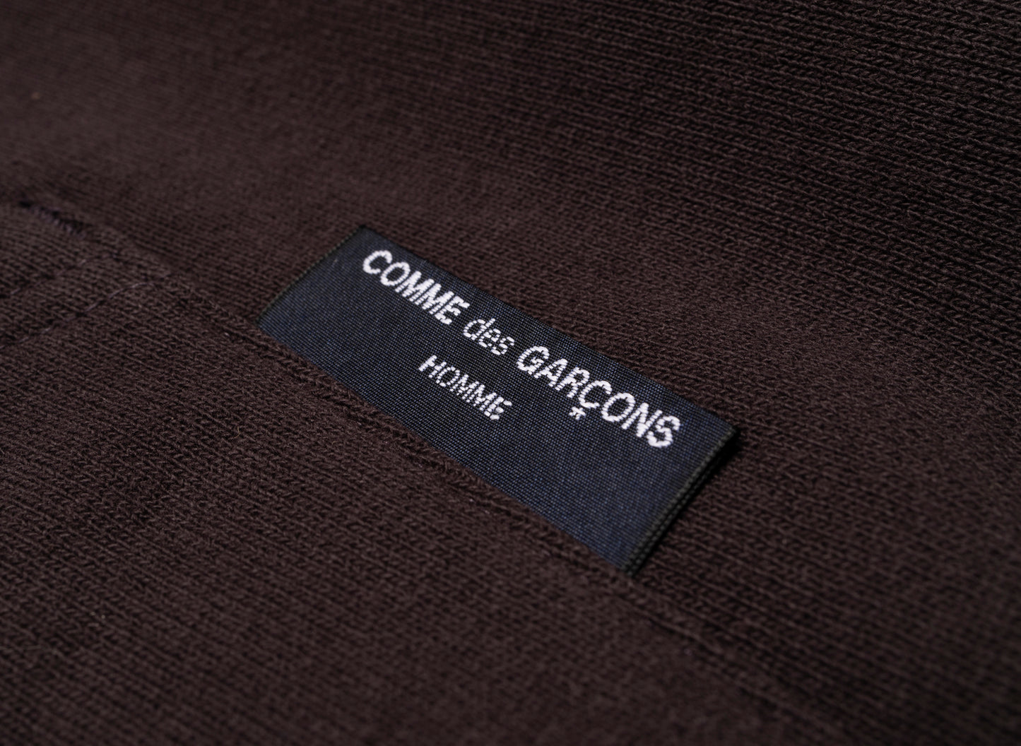 Sudadera con capucha Comme des Garçons Homme con logo en negro