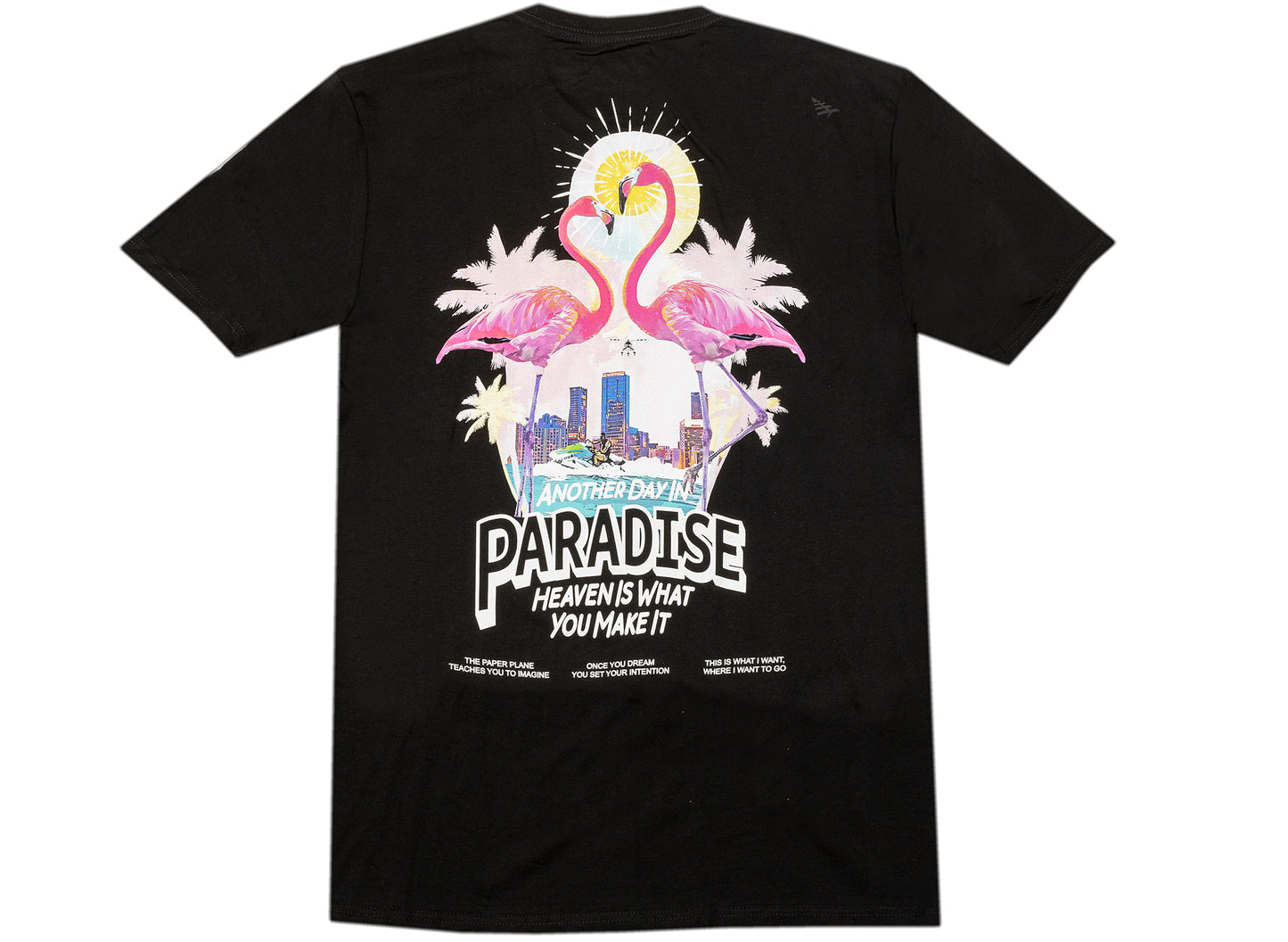 Paper Planes Pastel Paradise T-Shirt in Schwarz