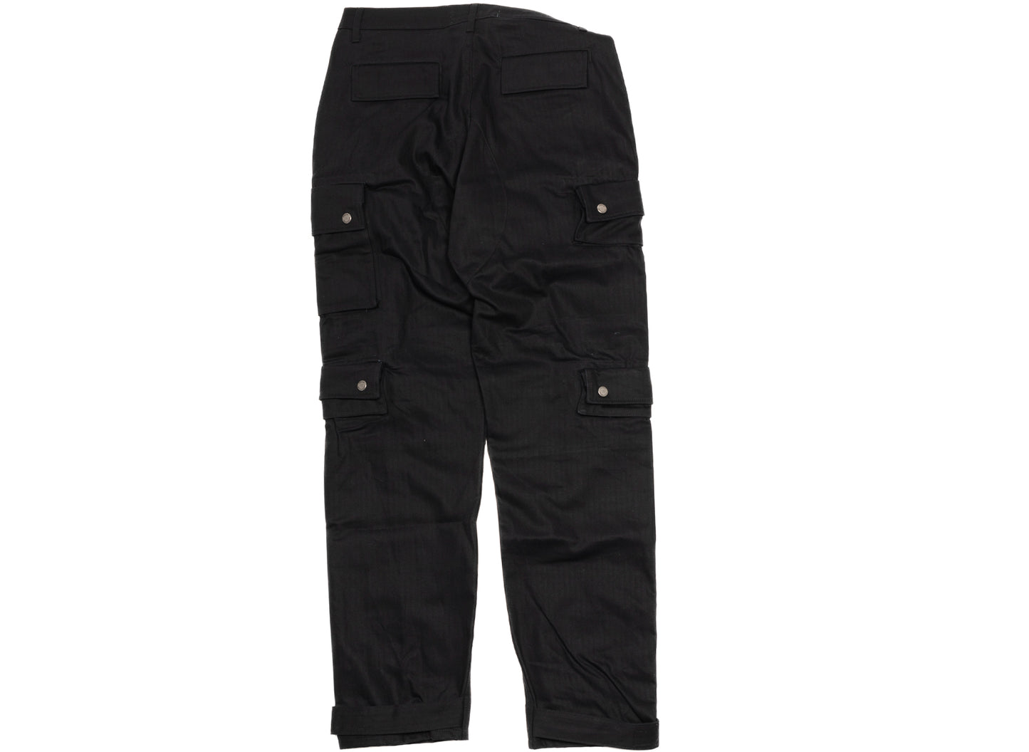 Pantalones cargo de espiga de algodón Reese Cooper en negro