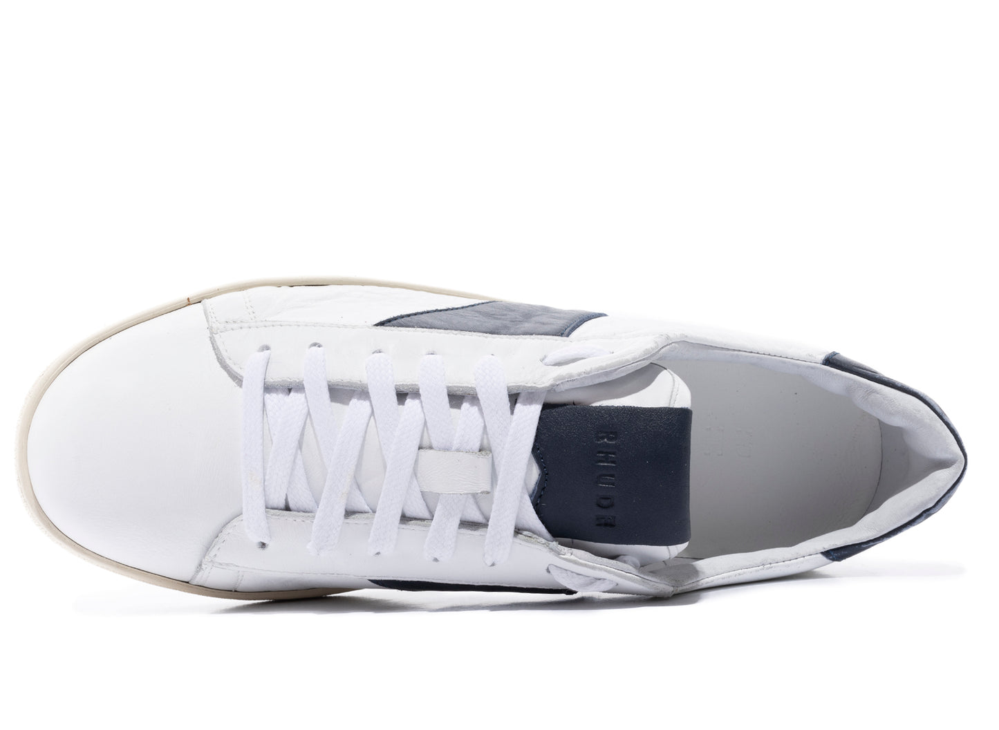 Rhude Court Schuh in Weiß und Marine