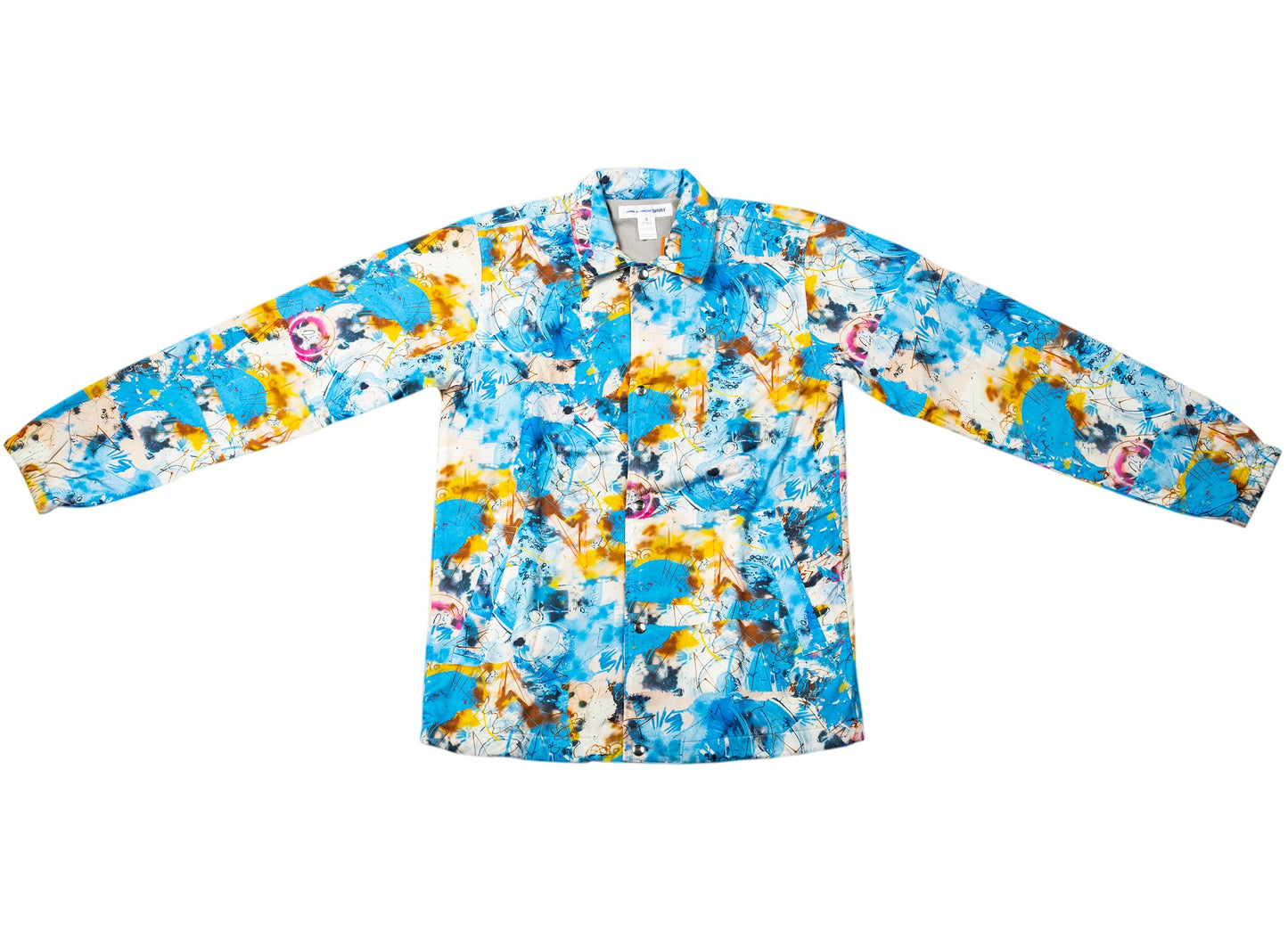 Comme des Garçons SHIRT x Futura Coach Jacket in Blau